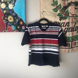 Christopher & Banks size medium striped tee